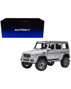 Mercedes Benz G500 4X4 2 Silver 1/18 Model Car by Autoart