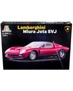 Skill 2 Model Kit Lamborghini Miura Jota SVJ 1/24 Scale Model by Italeri