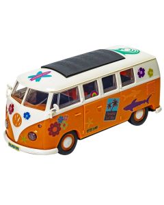 Skill 1 Model Kit Volkswagen Camper Van Surfin Snap Together Model by Airfix Quickbuild