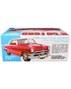 Skill 2 Model Kit 1950 Ford Convertible "Street Rods" 3-in-1 Kit 1/25 Scale Model by AMT