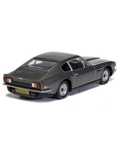 Aston Martin V8 RHD (Right Hand Drive) Black Metallic James Bond 007 "No Time To Die" (2021) Movie Diecast Model Car by Corgi