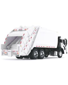 Mack LR with McNeilus Rear Load Refuse Body White 1/87 (HO) Diecast Model by First Gear