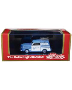 1948 Crosley Station Wagon Blue and White "Pan American Airways Ground Crew" with Roof Rack Limited Edition to 240 pieces Worldwide 1/43 Model Car by Goldvarg Collection