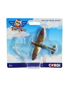 Supermarine Spitfire Fighter Aircraft "RAF" "Flying Aces" Series Diecast Model by Corgi