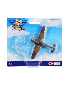 Hawker Hurricane Fighter Aircraft "RAF" "Flying Aces" Series Diecast Model by Corgi