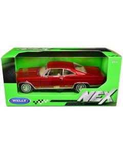 1965 Chevrolet Impala SS 396 Red Metallic "NEX Models" 1/24 Diecast Model Car by Welly