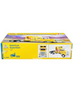 Skill 5 Model Kit American Superliner Truck Tractor "Lady Butterfly" 1/24 Scale Model by Italeri