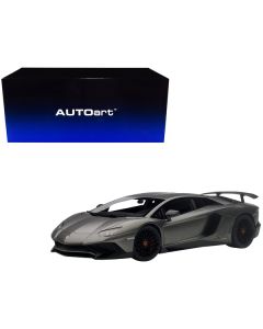 Lamborghini Aventador LP750-4 SV Grigio Titans/ Matt Grey 1/18 Model Car by Autoart