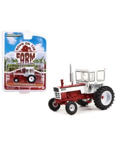 1974 2270 Tractor Closed Cab Red and White "Down on the Farm" Series 7 1/64 Diecast Model by Greenlight