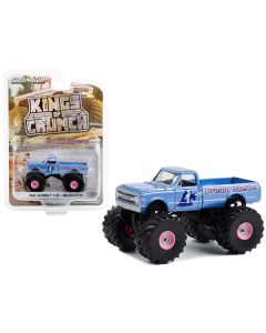 1969 Chevrolet C-10 Monster Truck Blue Metallic "Dream Master" "Kings of Crunch" Series 12 1/64 Diecast Model Car by Greenlight