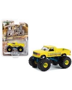 1992 Ford F-250 Monster Truck Yellow "Liquidator" "Kings of Crunch" Series 12 1/64 Diecast Model Car by Greenlight