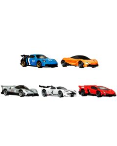 "Speed Machines" 5 piece Set "Car Culture" Series Diecast Model Cars by Hot Wheels