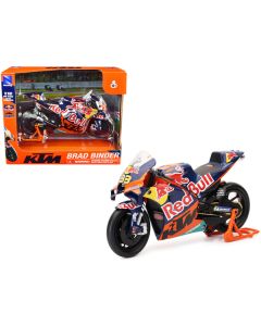 KTM RC16 Motorcycle #33 Brad Binder MotoGP "Red Bull KTM Factory Racing" 1/12 Diecast Model by New Ray