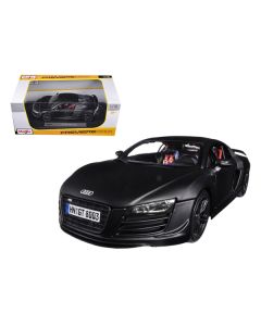 Audi R8 GT Matt Black 1/18 Diecast Model Car by Maisto