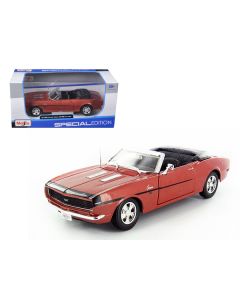 1968 Chevrolet Camaro SS 396 Convertible Bronze 1/24 Diecast Model Car by Maisto