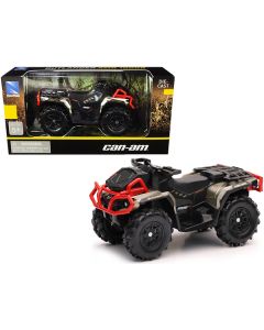 Can-Am Outlander XMR 1000R ATV Black and Gold Diecast Model by New Ray