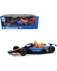 Dallara IndyCar #6 Felix Rosenqvist "NTT DATA" Arrow McLaren "NTT IndyCar Series" (2023) 1/18 Diecast Model Car by Greenlight