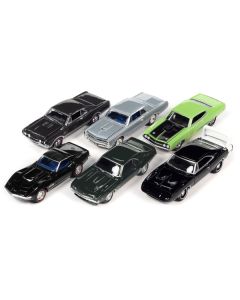 "Muscle Cars USA" 2022 Set B of 6 pieces Release 3 1/64 Diecast Model Cars by Johnny Lightning