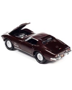 1969 Chevrolet Corvette 427 Garnet Red Metallic "MCACN (Muscle Car and Corvette Nationals)" Limited Edition to 4260 pieces Worldwide "Muscle Cars USA" Series 1/64 Diecast Model Car by Johnny Lightning