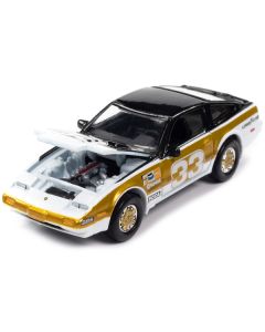 1985 Nissan 300ZX #33 Black White and Gold "Go for the Gold" "Import Heat GT" Limited Edition to 4788 pieces Worldwide "Street Freaks" Series 1/64 Diecast Model Car by Johnny Lightning