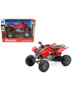 2009 Honda TRX 450R ATV Red 1/12 Diecast Motorcycle Model by New Ray