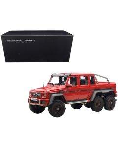 Mercedes G63 AMG 6X6 Red 1/18 Model Car by Autoart