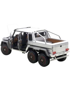 Mercedes G63 AMG 6X6 Silver 1/18 Model Car by Autoart