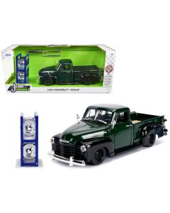 1953 Chevrolet 3100 Pickup Truck Green with Extra Wheels "Just Trucks" Series 1/24 Diecast Model Car by Jada