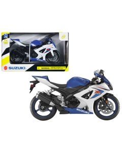 2008 Suzuki GSX-R1000 Blue Bike Motorcycle 1/12 by New Ray