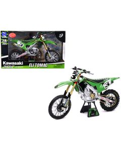 Kawasaki KX 450F Dirt Bike Motorcycle #3 Eli Tomac Green and Black "Kawasaki Racing Team" 1/6 Diecast Model by New Ray