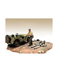 "4X4 Mechanic" Figure 3 for 1/18 Scale Models by American Diorama