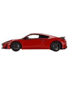 2022 Acura NSX Type S Curva Red with Carbon Top 1/18 Model Car by Top Speed