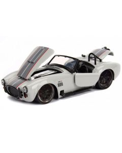 1965 Shelby Cobra 427 S/C Grey 1/24 Diecast Model Car by Jada