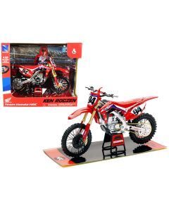 Honda CRF450R #94 Ken Roczen Red "Honda HRC Team" Race Bike 1/12 Diecast Motorcycle Model by New Ray