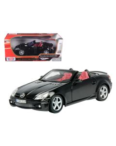 2005 Mercedes SLK55 AMG Black 1/18 Diecast Model Car by Motormax