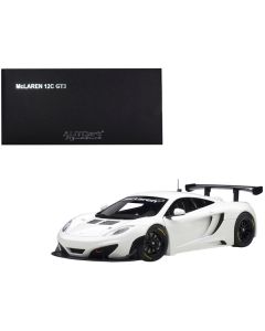 Mclaren 12C GT3 White 1/18 Diecast Model Car by Autoart