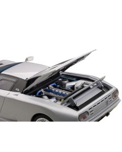 Bugatti EB110 GT Silver 1/18 Diecast Car Model by Autoart