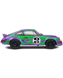 1973 Porsche 911 RSR #3 "Purple Hippy Tribute" "Competition" Series 1/18 Diecast Model Car by Solido