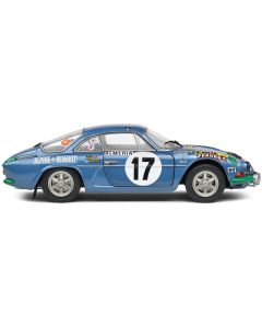 Alpine A110 1600S #17 Bernard Darniche - Alain Mahe "Rallye de Monte-Carlo" (1972) "Competition" Series 1/18 Diecast Model Car by Solido