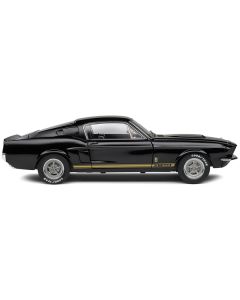 1967 Shelby GT500 Black with Gold Stripes 1/18 Diecast Model Car by Solido