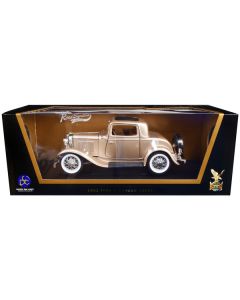 1932 Ford 3 Window Coupe Gold 1/18 Diecast Model Car by Road Signature