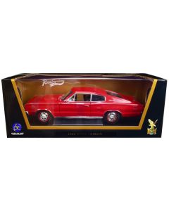 1966 Dodge Charger Red 1/18 Diecast Model Car by Road Signature