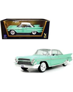 1961 DeSoto Adventurer Light Green with White Top 1/18 Diecast Model Car by Road Signature