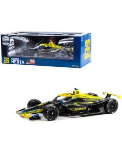 Dallara IndyCar #26 Colton Herta "Gainbridge" Andretti Autosport "NTT IndyCar Series" (2023) 1/18 Diecast Model Car by Greenlight