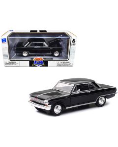 1964 Chevrolet Nova SS Black "Muscle Car Collection" 1/25 Diecast Model Car by New Ray