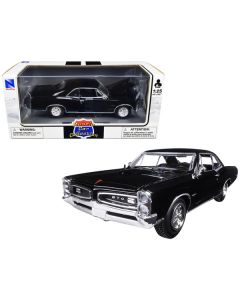 1966 Pontiac GTO Black "Muscle Car Collection" 1/25 Diecast Model Car by New Ray