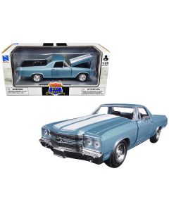 1970 Chevrolet El Camino SS Blue 1/25 Diecast Model Car by New Ray