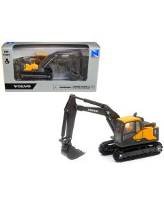 Volvo EC140E Track-Type Excavator Yellow Diecast Model by New Ray