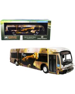 Proterra ZX5 Electric Transit Bus "Roam Transit" "1 Banff Gondola" 1/87 (HO) Diecast Model by Iconic Replicas