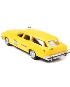 1974 Buick Estate Station Wagon Taxi Yellow 1/87 (HO) Scale Model by Classic Metal Works